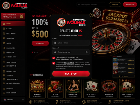 wolinak casino Gameplay
