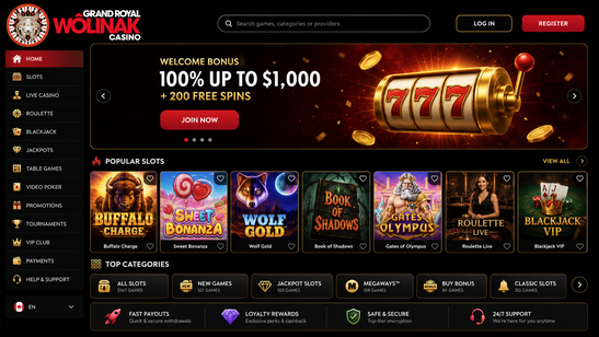 wolinak casino Gameplay